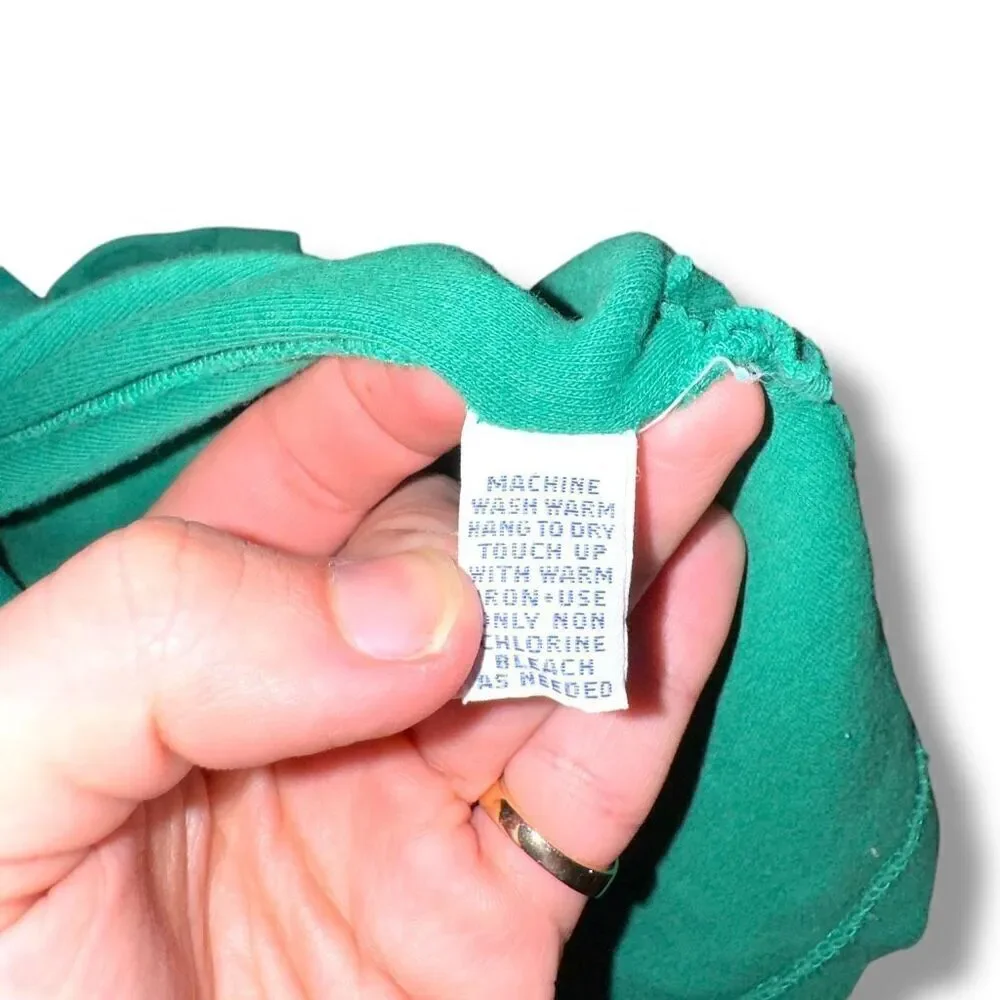 80s Polo Ralph Lauren Green Made in USA Polo Shirt Size L